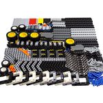 ASTEM 413PCS Plus Technic-Parts Pullback-Motor Axle-Pin Replacement Building-Block Parts Regular-Sized Mechanical Parts Include Brick,Bush,Technic Pin.