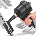 NEWTRY 8mm Pneumatic Hole Puncher Air Metal Hole Punch Tool Industrial Sheet Metal Punching Gun Heavy Duty Metal Hole Flange Opener for Doors & Windows, Factory, Office and Home