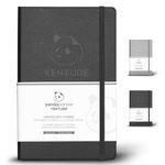 Panda Planner Black Venture Planner - Entrepreneur 90 Day Planner 2023-3 Month Calendar, Weekly Agenda & Daily Planner - Undated Hardcover Productivity Planner by - 5.25” x 8.25”