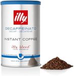 illy Coffee, Decaffeinated Instant Coffee, Medium Roast, 100 Percent Arabica Coffee Beans, 95 g