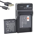 DSTE KLIC-7004 Camera Battery (2-pack) and Charger Compatible with Kodak EasyShare M1033, M1093, M2008