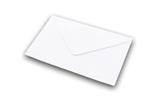 50 x Crisp Plain White Premium C6 Small A6 Greetings Card Envelope Blanks