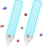 Kittmip 2 Pcs UV Light Bulbs 9 Watt