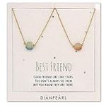 Dianpearl Best friend necklace, BFF