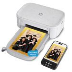 HP Sprocket Studio Plus 4x6 Wireless Instant Photo Printer – Wi-Fi, Premium Dye Sublimation, Compact - Prints Vibrant Color Pictures from iOS & Android Devices - Editing App for Fun, Creative Photos