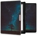 kwmobile Case Compatible with Kobo Aura Edition 1 Case - eReader Cover - Cosmic Nature Blue/Grey/Black