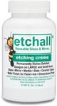 etchall Etching Cream (4oz) for Glass, Mirrors, Ceramics, Porcelain, Marble, and Slate - for Makers, Creators, Crafters, DIY'ers of All Ages & Experience Levels, Smooth Formula and Fast Acting