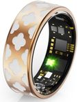 findtime Smart Ring Heart Rate Monitor Sleep Tracker Blood Pressure Ring Blood Oxygen Fitness Tracker Pedometer Step Counter Calories Fitness Ring Waterproof Health Smart Rings for Women Ladies