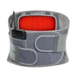 Heated Back Brace Rechargeable for Lower Back Pain, Immediate Relief from Herniated Disc, Scoliosis, Sciatica - HONGJING Back Compression Belt Lumbar Support for Home & Lifting at Work(XL)