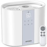 OPOWO Cool Mist Humidifier for Bedroom Large Room, Baby Nursery and Plants - 5.5L Top Fill, Lasts up to 50h with Aroma Diffuser, Sleep Mode, Timer, Auto Off, Touch and Remote Control