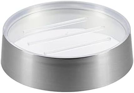 Brushed Aluminum Soap Dish Cup Dispenser Tray NOUMEA