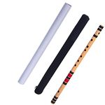 Ketostics® Bamboo Flutes Bansuri C Natural Right Handed Middle (19 inch) C1