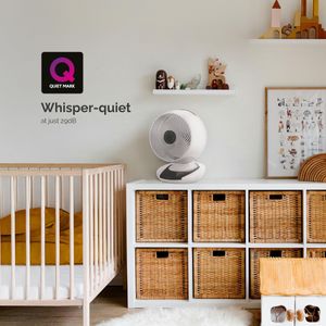 Meaco MeacoFan 1056 Air Circulator – Quiet Oscillating Desk Fan with Remote