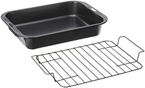 Wiltshire Easybake Deep Roast Pan with Rack, 33 cm Size