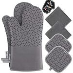 KEGOUU Oven Mitts and Pot Holders 6