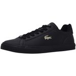 Lacoste Men's Lerond Pro Sneaker, Black/Black, 9