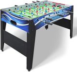 Hathaway Allure 48-in Foosball Table, & Blue, 48.5" L x 24" W x 31" H, Black