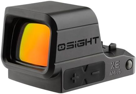 OSIGHT XE AMRS Enclosed Red Dot Sight, 2/6 MOA Dot & 32 MOA Circle Multi-Reticle, 407C/507C Footprint Compatible, Parallax-Free Reflex Optic for Full-Size Setups