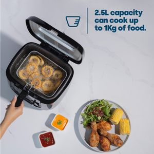 LIVIVO 2.5L Deep Fat Fryer – Stainless Steel Electric Fryer