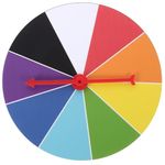 PRETYZOOM Spinning Prize Wheel 20cm Creative Spinning Prize Wheel Early Educational Spinning Wheel for Carnival Party Fortune Game in Party Pub Trade Show