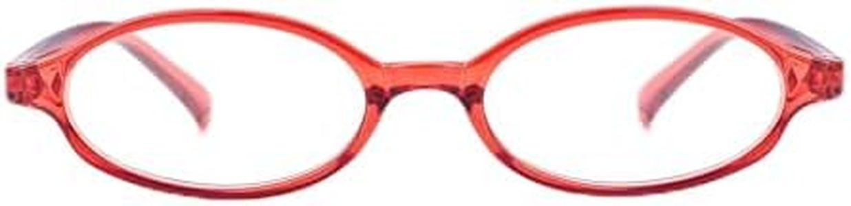 IGnaef Retro Oval Fashion Glasses for Women Fake Clear Blue Light Blocking Glasses Y2K for Cosplay IF13140