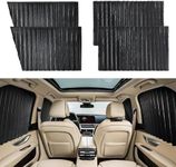 GlideSpark Car Window Sun Shades Privacy Shades for Side Windows Magnetic Privacy Curtains Window Covers for Privacy Removable and Washable Window Shade for Baby in Car Sleeping