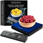 Digital Food Scale, Digital Kitchen Scale - Scale for Food Ounces and Grams, Food Scales Digital Weight Grams and Oz, Kitchen Scales Digital Weight, Digital Scale Kitchen, Food Weight Scale (Blue)