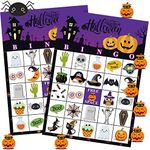 Funnlot Halloween Bingo Game Hallow