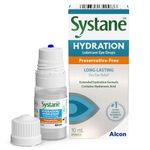 Systane Hydration Preservative-Free Lubricant Eye Drops for Dry Eyes, Long-Lasting Dry Eye Relief Hydrating Eye Drops, Ideal for LASIK or Cataract Patients - 10mL