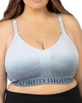 Kindred Bravely Sublime Busty Low Impact Nursing & Maternity Sports Bra for F, G, H, I Cup (Ombre Storm, Large-Busty)