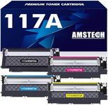 4-Pack Compatible 117A Toner Cartri