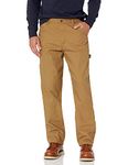 Wrangler Men's Authentic Fleece Lined Carpenter Pant, Autumn Khaki, 42W x 32L