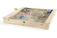 Plum Square Outdoor Play Wooden Sand Pit, 25055