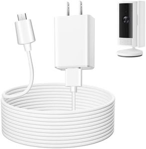 Paodekua Charging Cable for Ring Indoor Cam (2nd Gen), 16.5FT/5M USB-A to Micro USB Power Adapter Charger Cable for Ring Indoor Camera, Not for (1nd Gen)