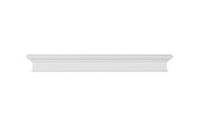 Pearl Mantels 610-72 Henry Mantel Shelf MDF, 72", White Paint