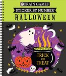 Brain Games - Sticker by Number: Halloween (Trick or Treat Cover) (Volume 2)