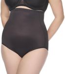 Naomi and Nicole Women's Unbelievable Comfort Plus Size High-Waist Shaping Brief, Black, 5X