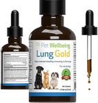 Pet Wellbeing - Lung Gold for Cats - Natural Breathing Support for Felines - 2oz (59ml)