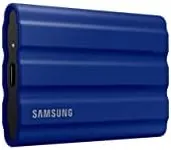 SAMSUNG T7 Shield 2TB Portable SSD, USB 3.2 Gen2, Rugged, IP65 Rated, for Photographers, Content Creators and Gaming, External Solid State Drive (MU-PE2T0R/AM, 2022), Blue