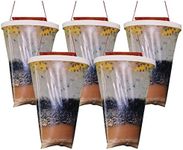 Fly Trap Bags,Fly Trap Outdoor Disposable,Fly Catcher, Fly Traps (5PACK)