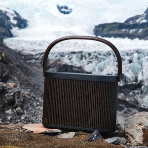 Bang & Olufsen Beosound A5 Portable Bluetooth Speaker – Dark Oak, Wireless Charging, Premium Audio, Long Battery Life