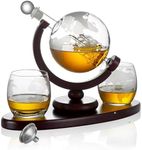 800ml Globe Decanter Set with 2 Gla