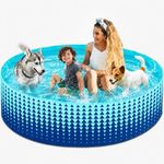 Jasonwell Foldable Dog Kiddie Pool 