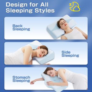 Memory Foam Cervical Pillow – Orthopedic Neck Support
