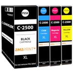 Amaprint 4 XL cartridges compatible with Canon PGI 2500XL suitable for Canon Maxify IB4000 IB4050 IB4100 IB4150 MB5000 MB5050 MB5100 MB5150 MB5155 MB5300 MB5350 MB5400 MB5450 MB5455