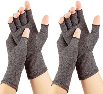 RZJZGZ 2 Pairs Arthritis Gloves Compression Arthritis Pain Relieve Arthritis Symptoms Rheumatoid Osteoarthritis and Carpal Tunnel for Men & Women(Large)