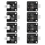 4Pcs Digital 38khz Ir Receiver Sensor Module + 4Pcs 38khz Ir Transmitter Sensor Module Kit