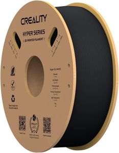 Creality PLA Filament 1.75mm for K1 Max, 3D Printer Filament PLA Designed for High Speed 30-600mm/s, 1kg(2.2lbs)/Spool Hyper PLA Filament, Dimensional Accuracy ± 0.03 mm, Fits for 3D Printers (Black)