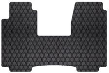 Intro-Tech Automotive Hexomat Front Row Custom Fit Floor Mat for Ram Promaster Van Models, Rubber-Like Compound, Black