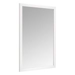 Amazon Basics Rectangular Wall Mirror 24" x 36" - Standard Trim, White